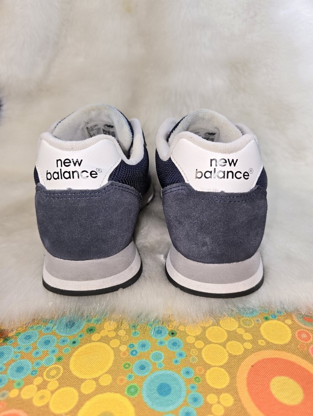 New Balance 411 Women's Navy & Gray & White Classic Walking Shoes - Picture 8 of 11
